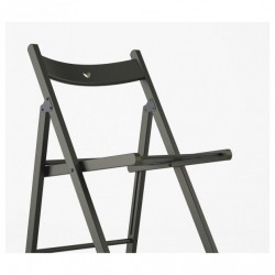 Фото3.Стілець розкладний, чорний TERJE IKEA 002.224.40